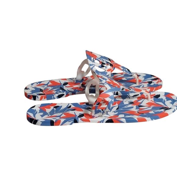Ralph Lauren Audrie Floral Logo Front Jelly Sandals - Picture 7 of 16